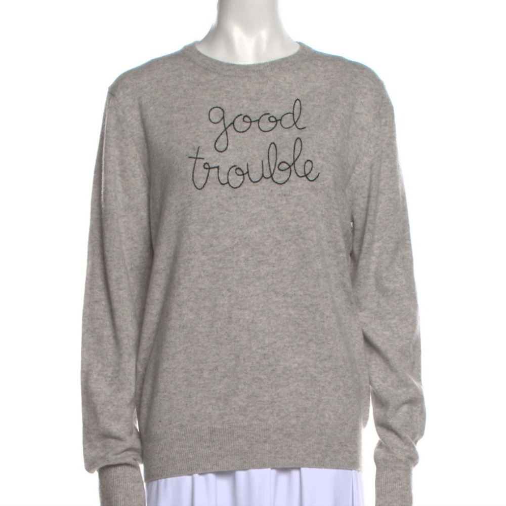 Lingua Franca Cashmere Sweater, Good Trouble
